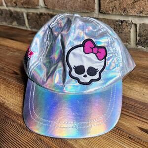 MONSTER HIGH HOLOGRAPHIC HAT SKULL EMO GOTH KIDS Y2K